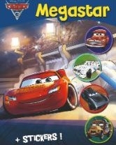 Disney Megastar farvebog m/ stickers - Cars
